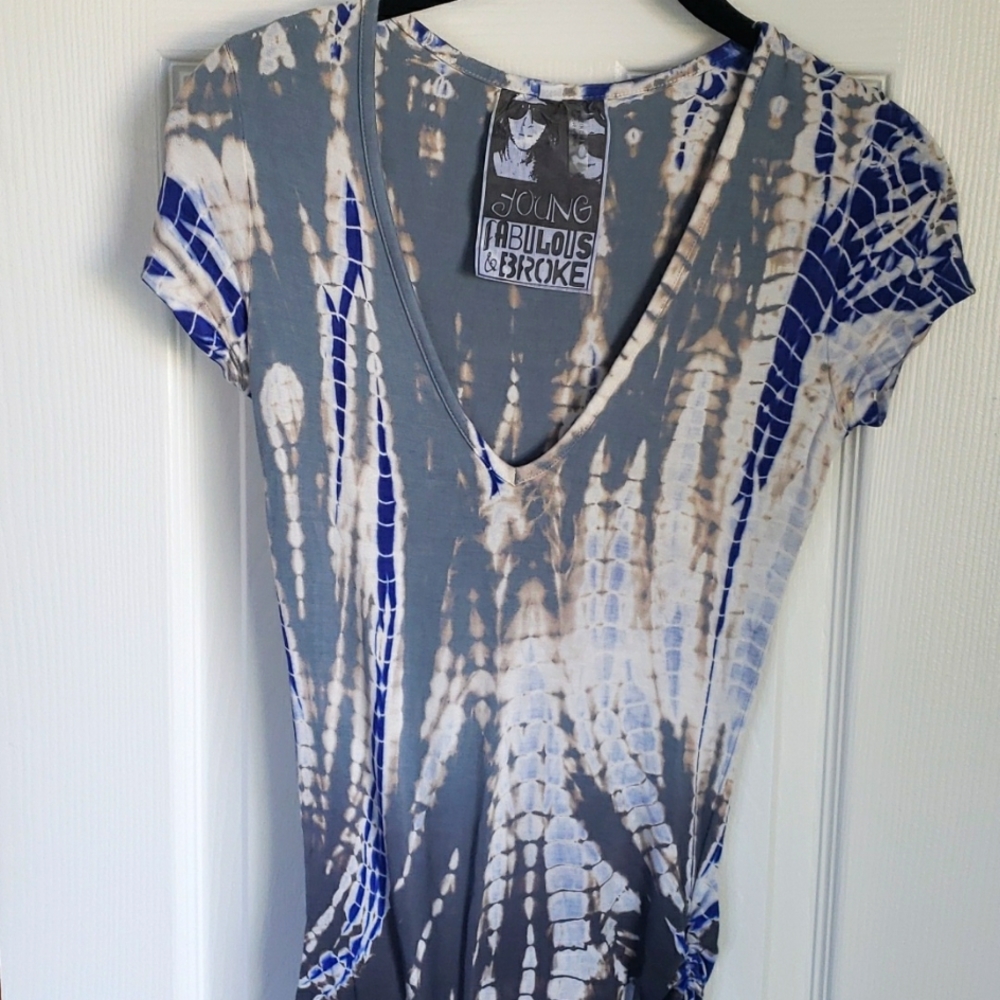 Young Fabulous and Broke poly span dress. Size is XS. Never worn.Excellent.